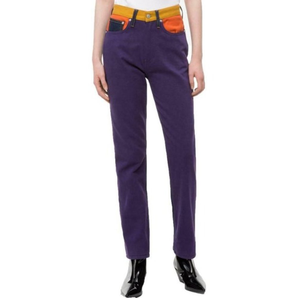 Calvin Klein Jeans UKELELY PATCH straight leg color jeans unisex fit 28x30 31x30